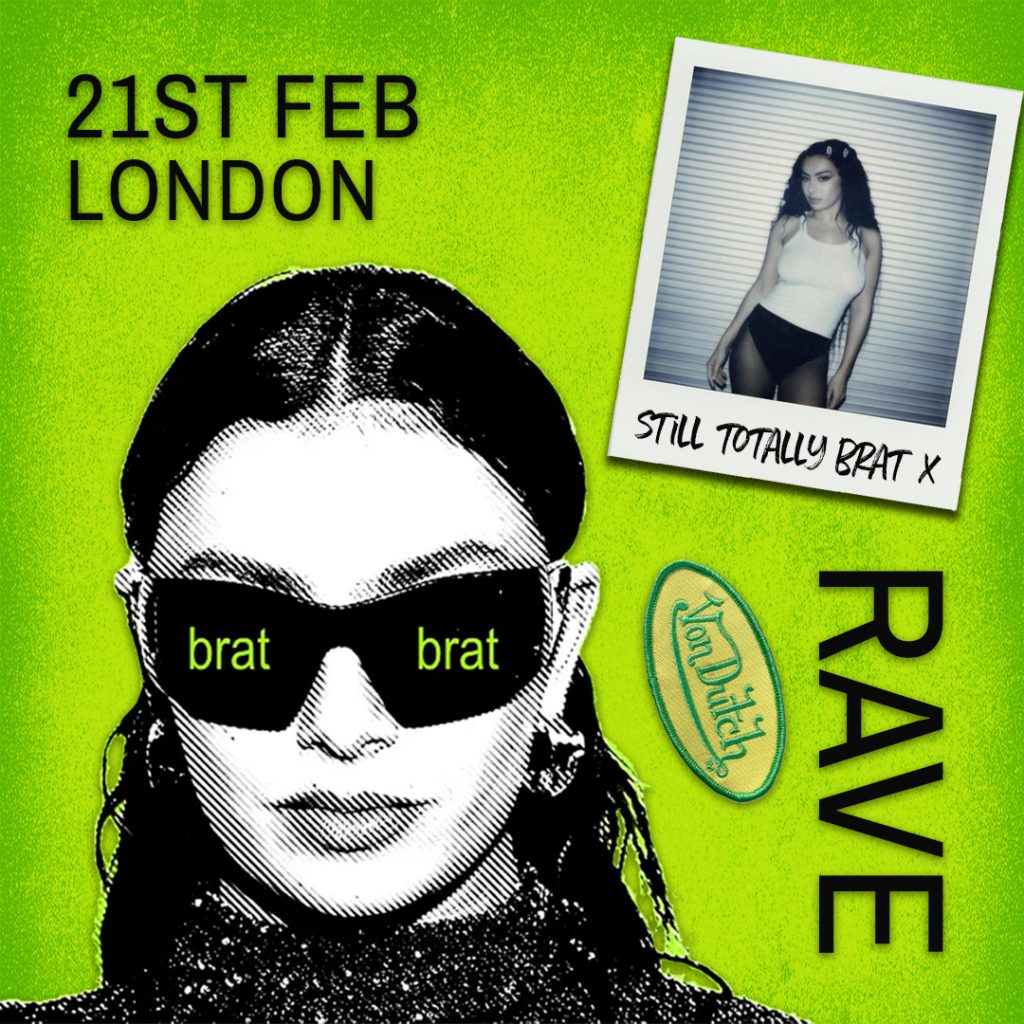 BRAT RAVE POSTER